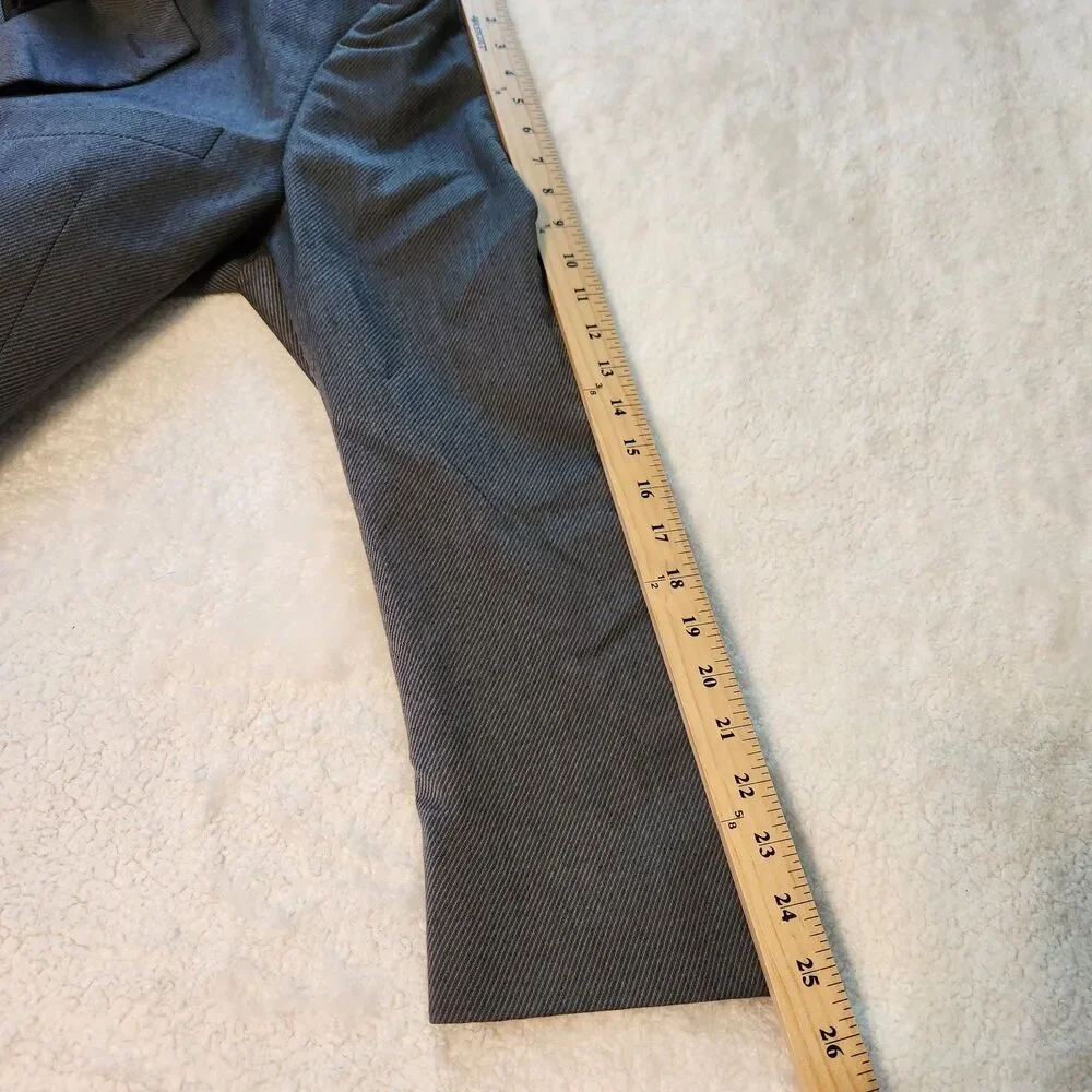 Wool Blend Brassero Made In Moldova Gray Suit Jacket Sport Coat Blazer 42R/36W